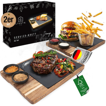 Дошка сервірувальні 2 шт 35 х 26 х 2 см LIKAYA