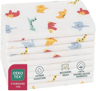 Набор полотенец для детей 20 шт. 80 x 80 см Clinotest