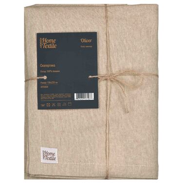 ARDESTO Скатертина Oliver, 136х220см, 100% бавовна, шоколад