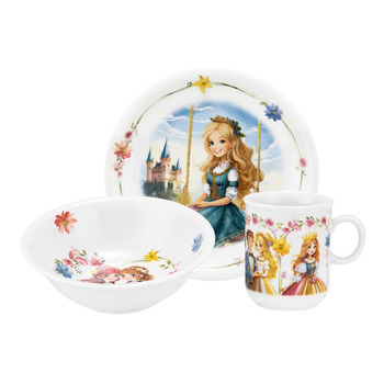 Набір дитячого посуду, 3 предмети Compact Prinzessin Seltmann Weiden