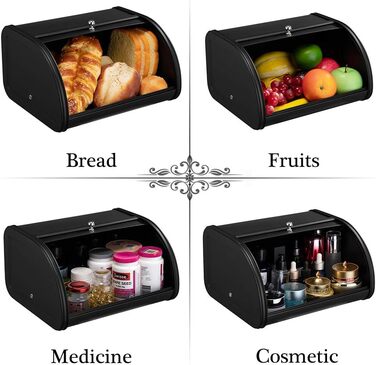 Хлібниця з кришкою що згортається 30,5 x 26 x 17,5 см HollyHOME