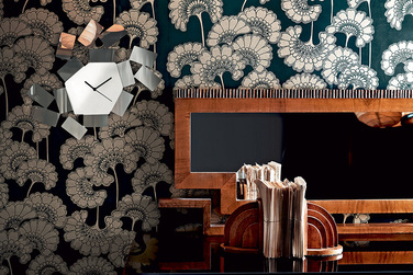 Настінний годинник 46х33,5х4 см металік Scirocco Alessi