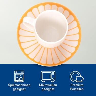 Блюдце до чашки для еспресо 11,7 см, помаранчевий Fleur Villeroy & Boch