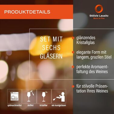 Келих для червоного вина, набір з 6 келихів, Power Stölzle Lausitz