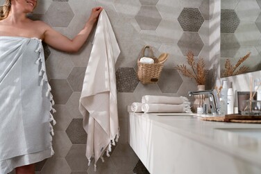 Рушник Ardesto SPA 90х170см, 100% бавовна, мокко