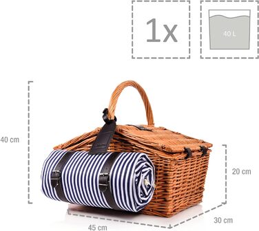 Кошик для пікніка на 4 особи Sylt Sänger