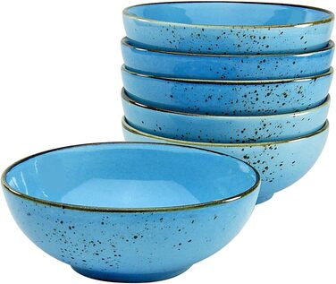 Піала 16,5 см, набір 6 предметів, синій Nature Collection Creatable