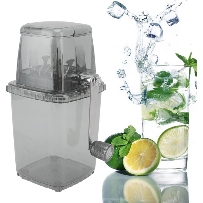 Ручний льодоподрібнювач сірий Pssopp