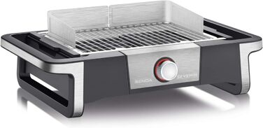 Електричний гриль з поворотним керуванням PG 8114 настільний з OLED-дисплеєм Severin