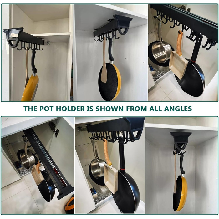 Настінний органайзер для кухонного приладдя 26 см Generisch