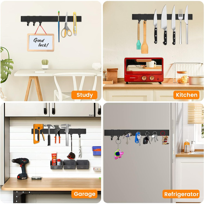 Подставка для ножей с магнитной полосой 40 см Cocolemon