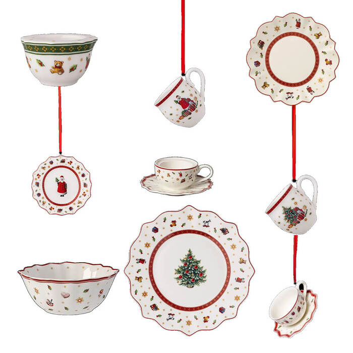 Набір столового посуду на 2 персони, 24 предмети в подарунковій упаковці. Адвент-календар Toy's Delight Villeroy & Boch