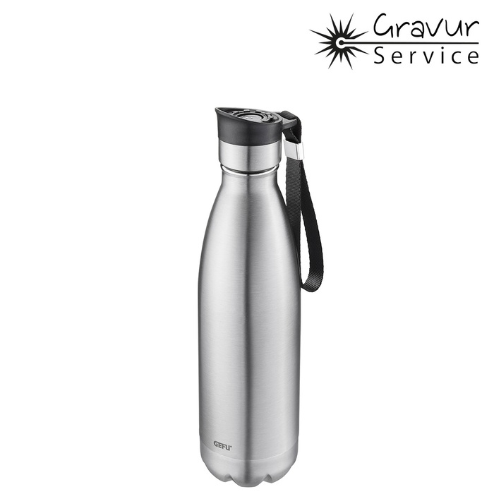 Термопляшка для напоїв 500 мл, срібляста Olimpio Gefu