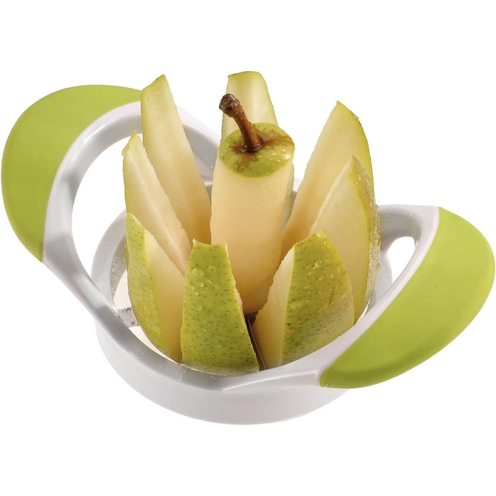 Яблучна очищувач/різак/серцевина Westmark, з присоскою, 30,5 x 10,5 x 13 см, нержавіюча сталь/алюміній, apple dream, зелений/сріблястий, 11442260 (набір із 3 шт. )