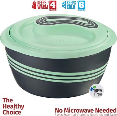 Набір з 3 термоконтейнерів з кришками, зелений Pinnacle