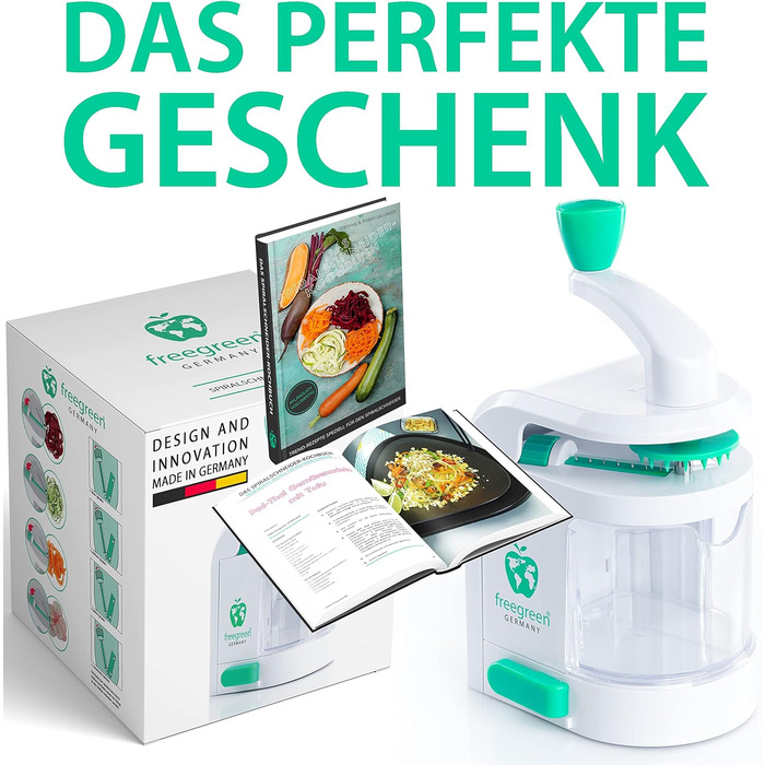 Cпіральна овочерізка з контейнером Freegreen