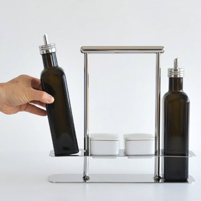 Підставка з дозаторами для оливкового масла 250 мл Trattore Alessi