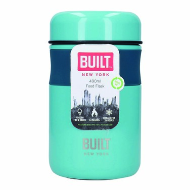 Контейнер для їжі Built Stylist, блакитний, 9 х 15,5 см, 490 мл