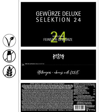 Подарунковий набір із 24 спецій Deluxe Selection 24 Hallingers