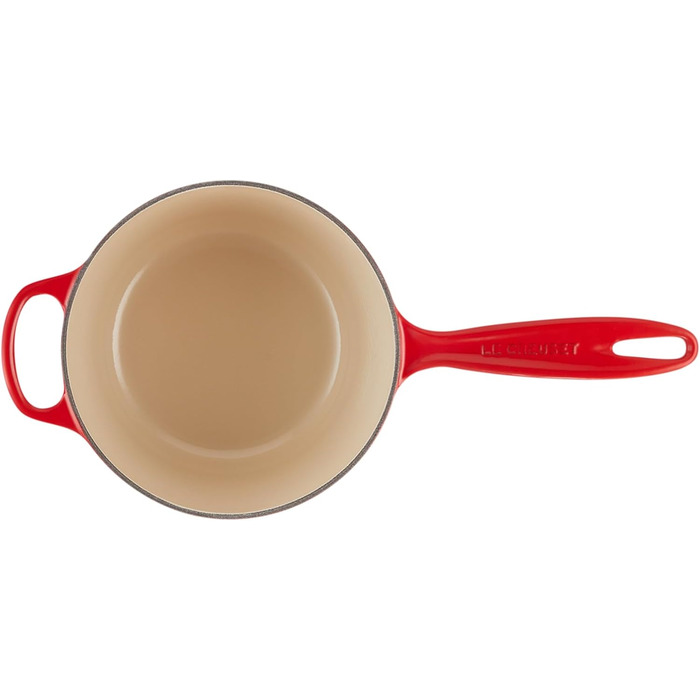 Чавунний сотейник Ø 18 см, 1,8 л з кришкою, вишнево-червоний Signature Le Creuset