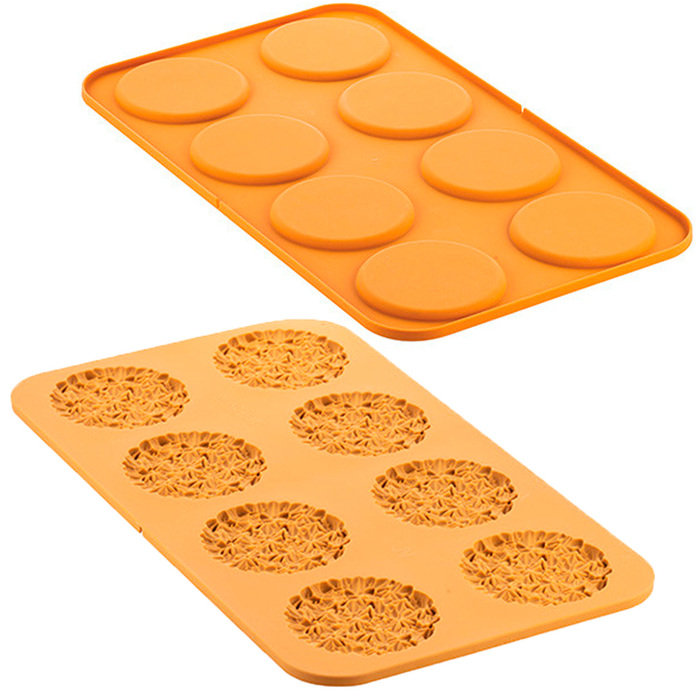 ERBETTA 43 Форма силіконова 'трава' Ø 100 h 8 мм (8x43 мл)