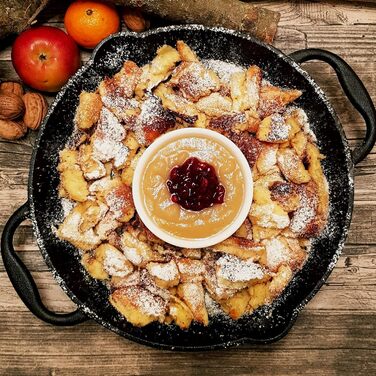 Сковорода-гриль чавунна 35 см з ручками BBQ-Toro