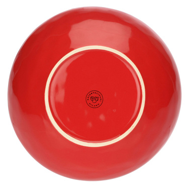 Тарелка суповая Rose&Tulpani Milano CONCERTO CORALLO, керамогранит, коралл, диам. 21 см