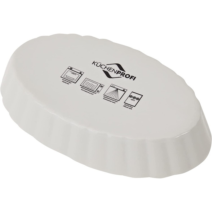 Набір блюд для крем-брюле, 6 предметів білий Küchenprofi