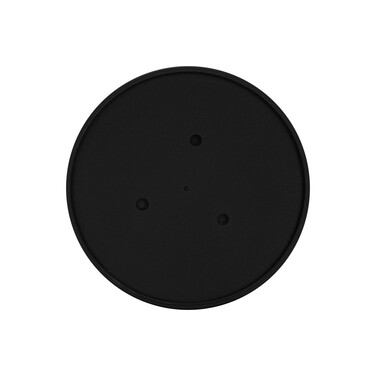 Підставка Fissman для кухонних ножів та ножиць 11x22 см кругла, колір ЧОРНИЙ пластик (12879)