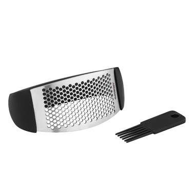 Пресс для чеснока ARDESTO Gemini, 12 см, нержавеющая сталь, пластик, черный