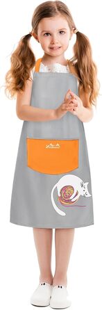 Фартух кухонний для дітей 46 х 60 см помаранчевий Viedouce