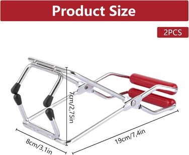 Підйомник для банок 2 шт червоний WOPPLXY