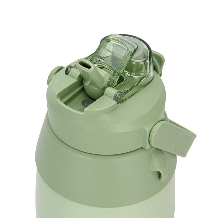 Термос Fissman 800 мл, колір зелений нержавіюча сталь (9863)