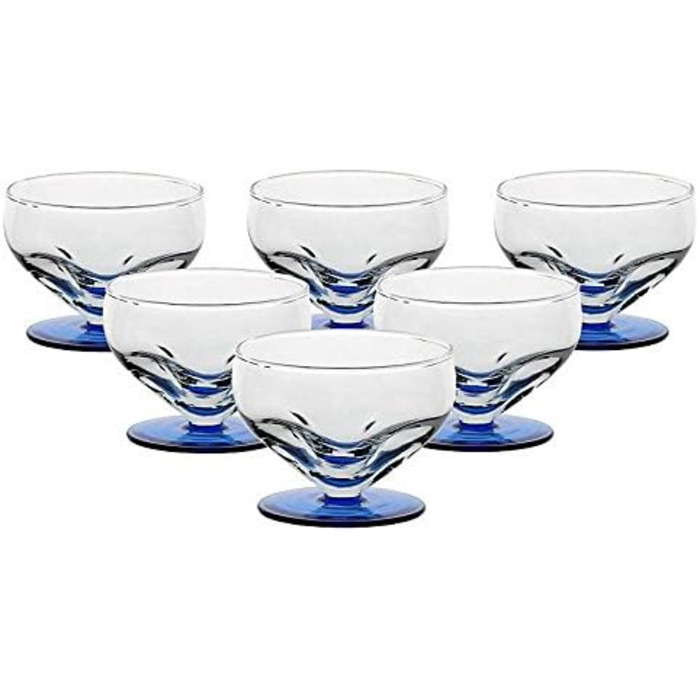 Набір креманок для морозива 6 шт. 300 мл CRISTALICA