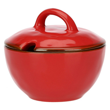 Сахарница Rose&Tulpani Milano CONCERTO CORALLO, керамогранит, коралл, 250 мл