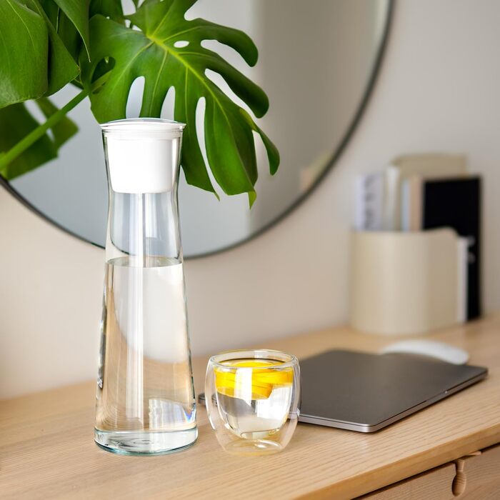 Скляний графин з кришкою та 4 фільтрами 1 л Wessper