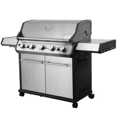 Газовый гриль SANTOS S-518, с боковой и задней горелкой, нержавеющая сталь 890604 Код: 010959