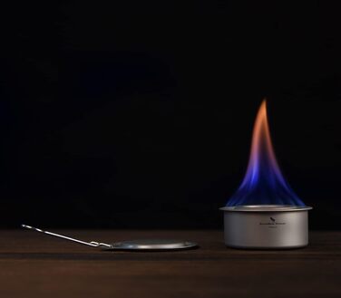 Кемпинг Спиртоварка Сверхлегкая титановая дровяная печь На открытом воздухе Мультитопливная спиртоварка D-ti2013c (Спиртовая духовка)