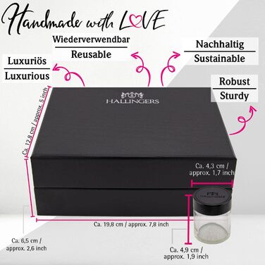 Класичний набір спецій Hallingers - Подарунковий набір спецій ручної роботи, 12 спецій з усього світу (Набір) - Літній подарунок та ідеальний подарунок для барбекю День народження, вітання, новоселення, річниця, вільний час Класичні спеції., 12 спецій (73