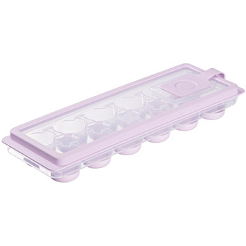 Форма для льда с крышкой Ardesto Fresh Cylinder, 27х9.5х3.8см, силикон, пластик, лиловый