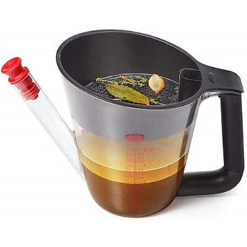 Сепаратор для відділення жиру 1 л із зливним носиком, пластиковий OXO