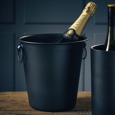 Відро для шампанського, 21.5*20.5*21.5 см, чорне GenWare