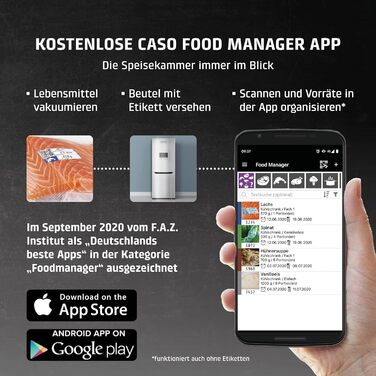 Вакуумні пакети 50 пакетів 20 x 30 см Caso