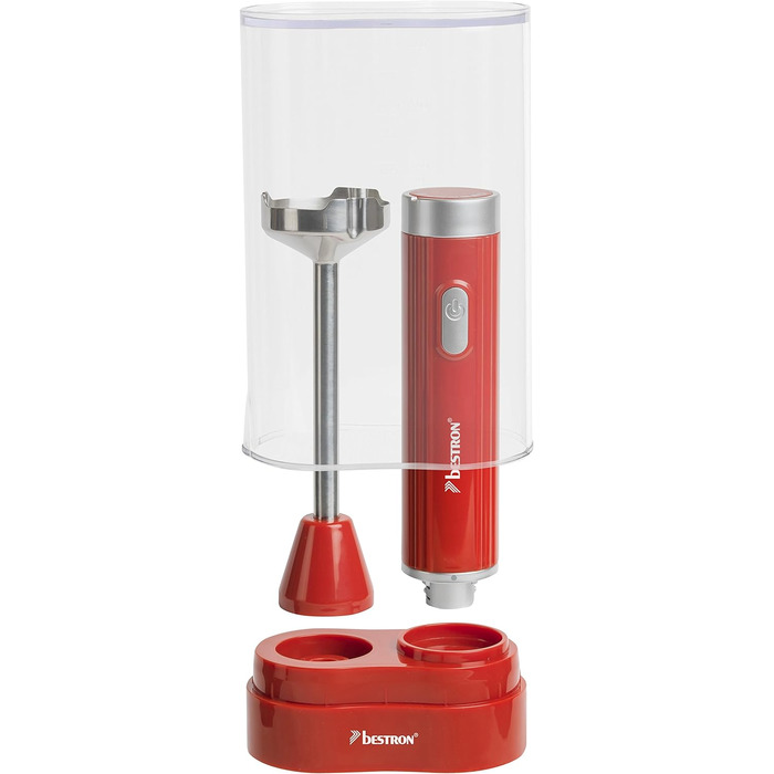 Набір ручних блендерів Bestron AHB400Z в коробці, 400 Вт, (червоний)