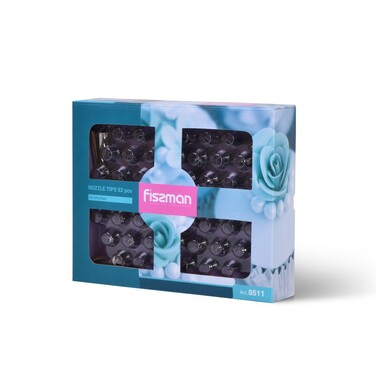 Набір насадок для випічки і прикраси торта, крему Fissman 52 насадки (8511)