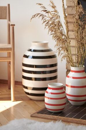 Ваза 12,5 см біло-срібляста Omaggio Kähler