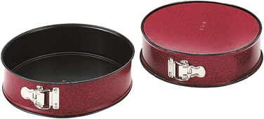 Роз'ємна форма 28 см, алюміній, червоний IBILI