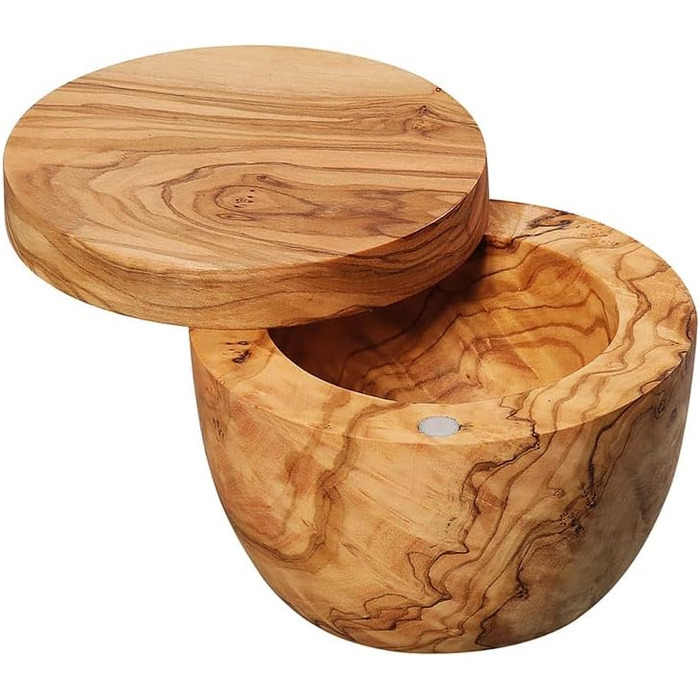 Горщик для солі/спецій-4006528058574 Горщик для солі/спецій, дерево, 9,5 см, 4006528058574