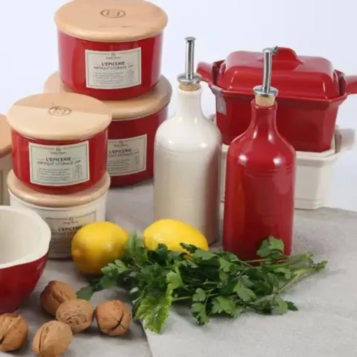 Дозатор для олії та оцту 0,45 л, темно-коричневий Emile Henry