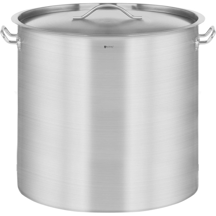 Індукційна каструля Royal Catering Ø 32 см з кришкою Каструля з нержавіючої сталі Індукційна каструля Індукційна каструля Каструля з нержавіючої сталі (98 л)